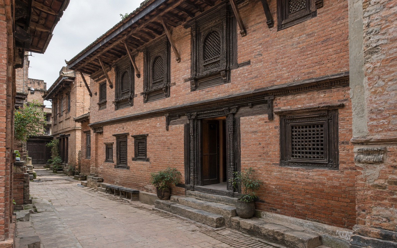 Heritage house restoration, Patan