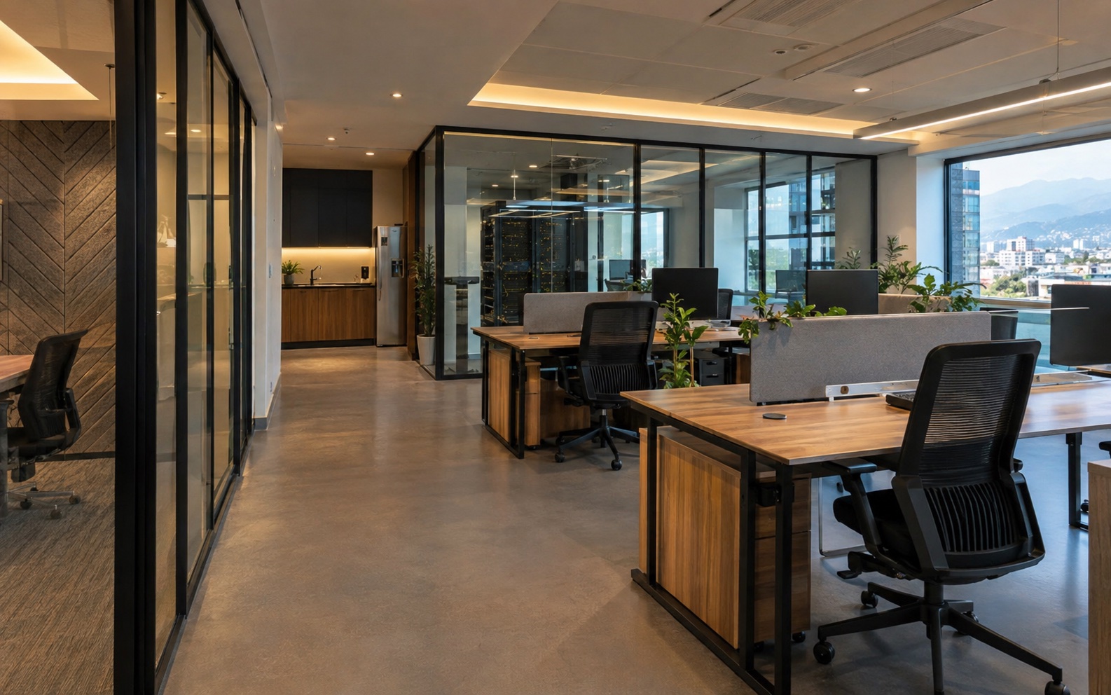 Office fit-out for a software company, Naxal