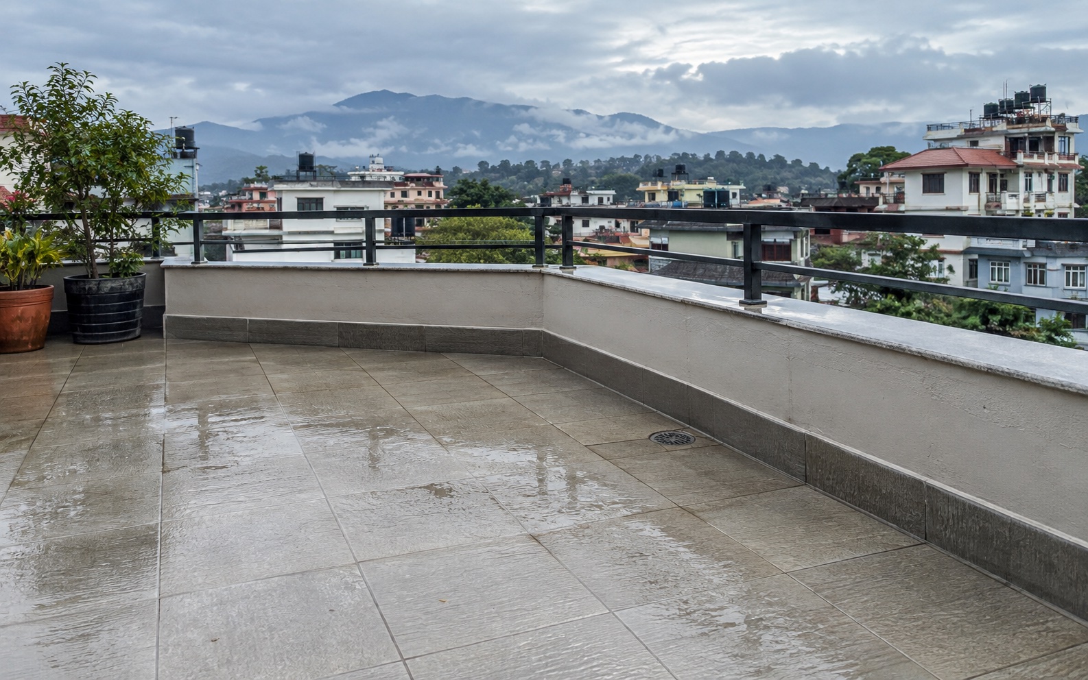 Terrace waterproofing and damp repair, Baluwatar